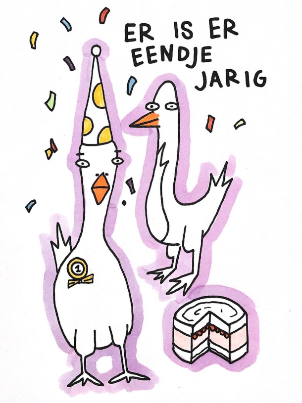 Birthday Duck Card